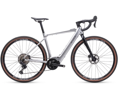 Vélo de gravel électrique Unisexe G-WILD ALPINA SX 400 Wh Argent